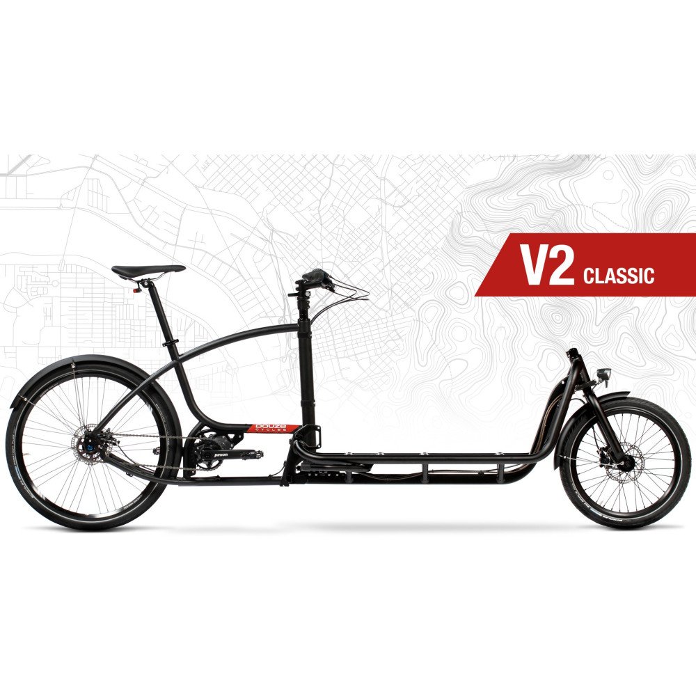 Vélo cargo biporteur DOUZE CYCLES V2 Classic 2020