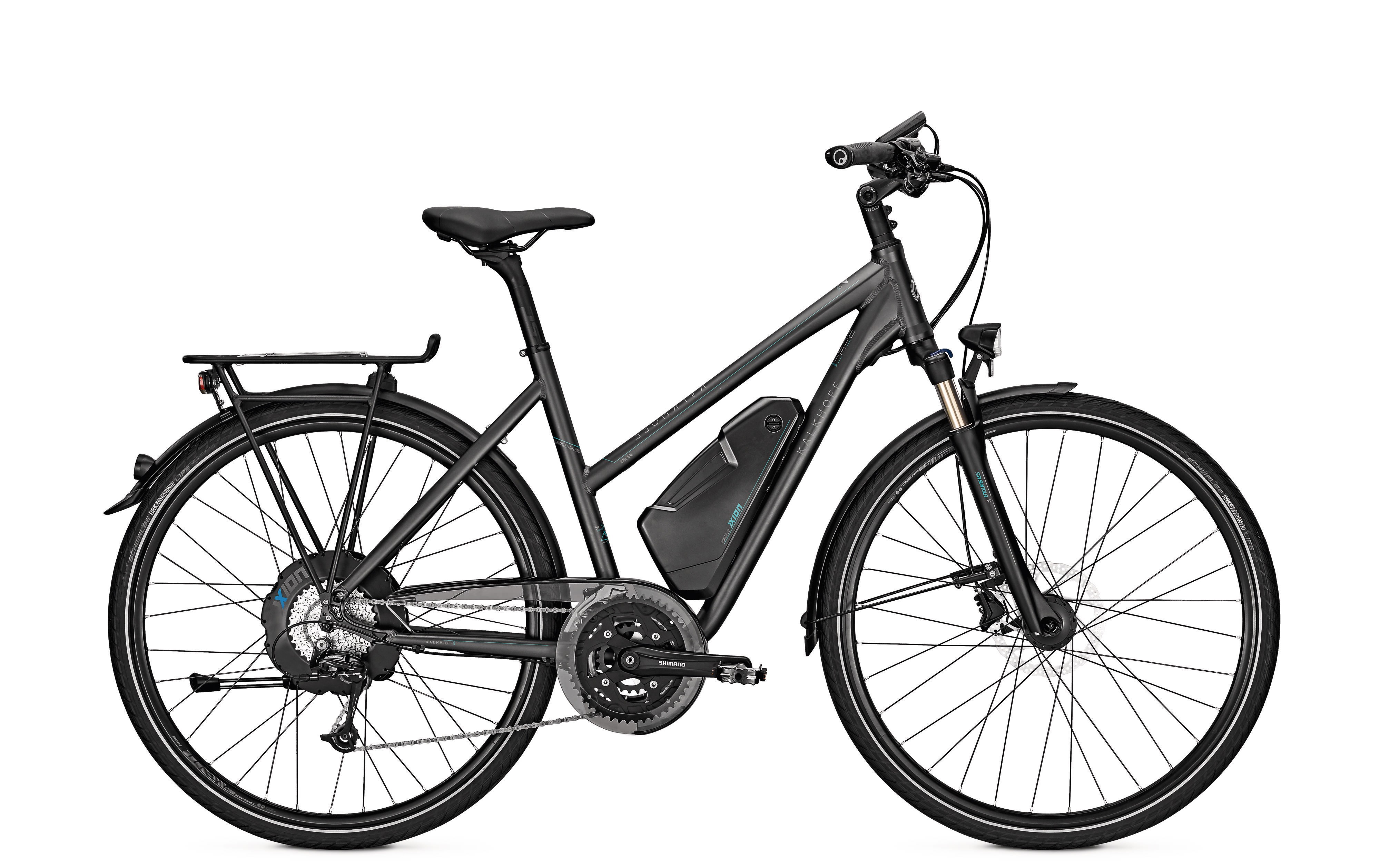 VÉLO ÉLECTRIQUE VILLE KALKHOFF PRO CONNECT X27 27G 2017 • Vélozen ...