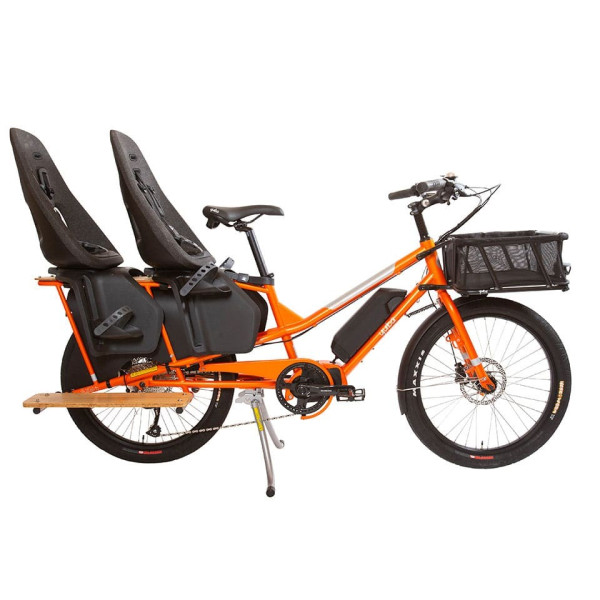 vélo-électrique -cargo-rallongé-Yuba-KOMBI-E5-2021