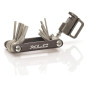 Multitool XLC TO-M07 15 fonctions intégrées, dont des clés Allen, une clé Torx T25 et un dérive-chaîne