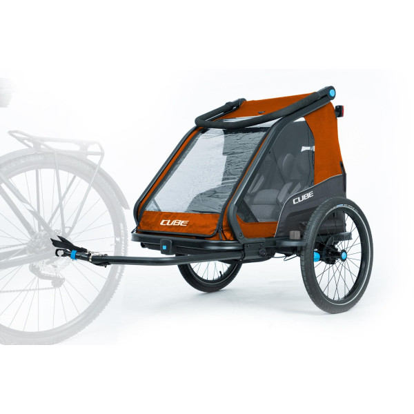 Remorque pour vélo électrique CUBE Kids Trailer Double CMPT