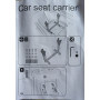 Porte cosy bébé pour caisse Sc2/Sc3 pour vélo Winora Fub 2/3W - Batavus Fier 2/3 - Raleigh Stride 2/3