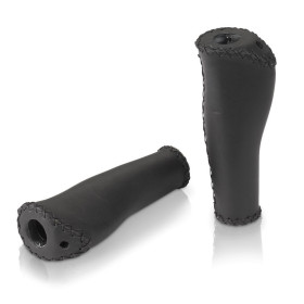  Poignées cuir ergonomiques XLC GR-S29 135mm noires