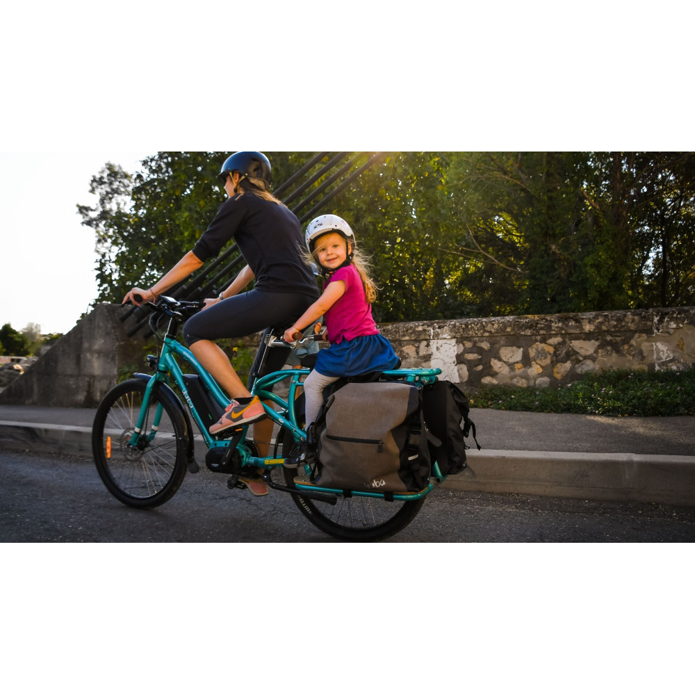 Vélo électrique longtail rallongé enfant YUBA Electric Boda Boda 2018
