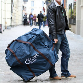  Housse sac de transport à roulettes vélo électrique pliant