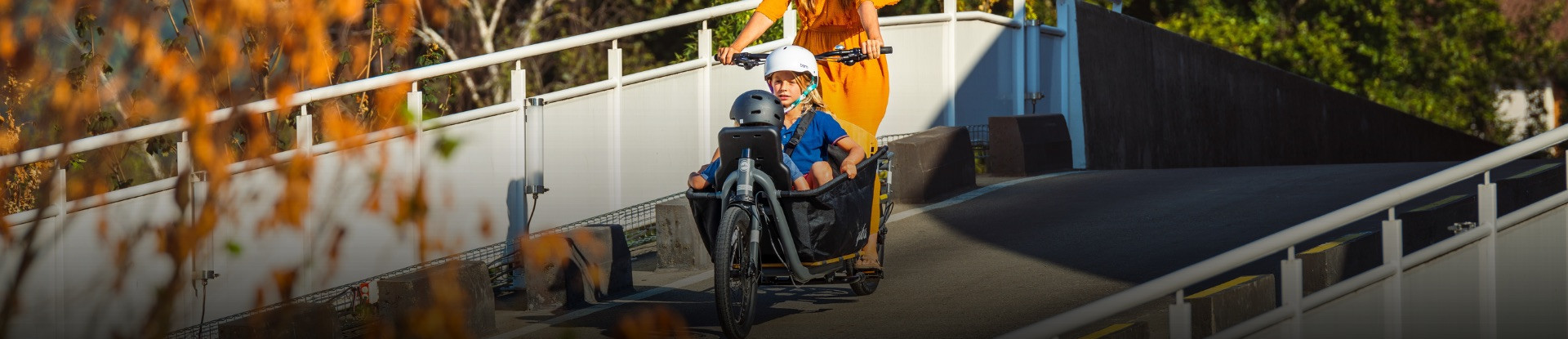 Bâche noire pour triporteur Nihola - Magasins de vélos électriques