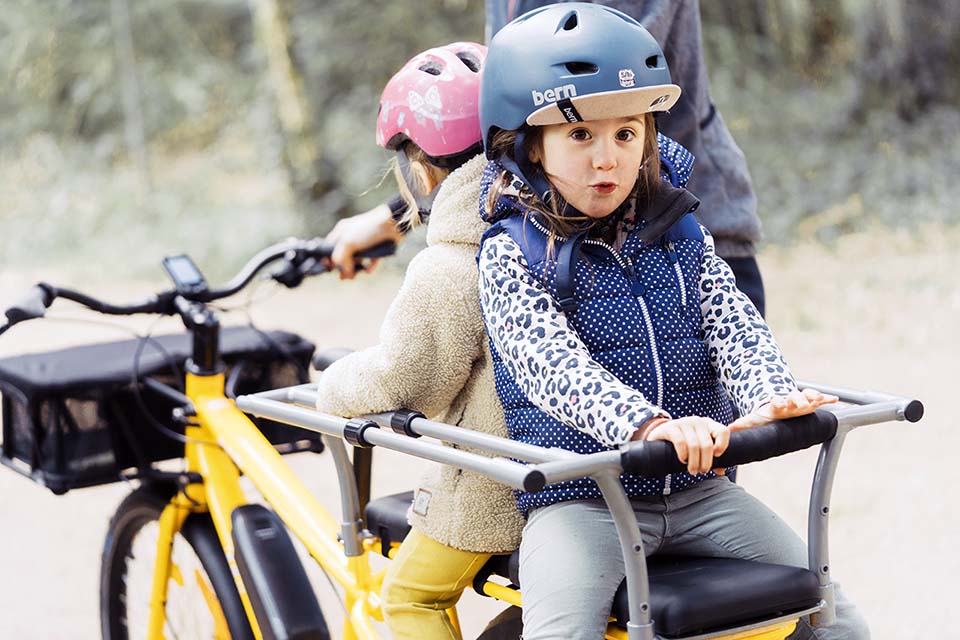 La sécurité à vélo est assuré par les nombreux équipements en option