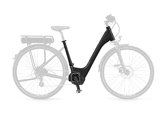 Vélo électrique cadre mixte ouvert bas