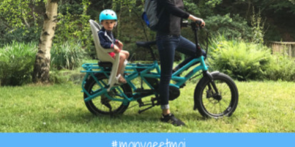 #monvaeetmoi ••• Témoignage de Juliette, le longtail électrique pour les trajets quotidiens avec ses enfants