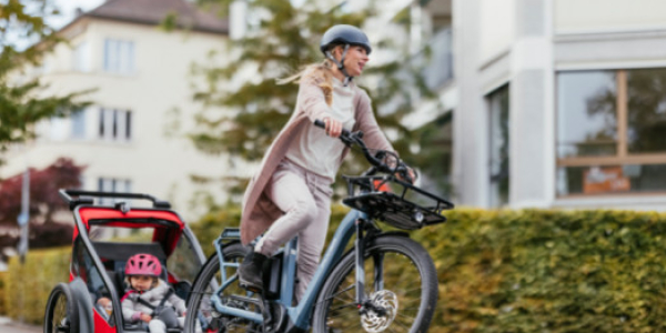 La marque suisse Flyer vous propose le vélo électrique Gotour3 familial et confortable 