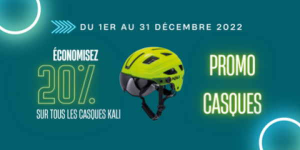 EXCLUSIVITÉ BOUTIQUES : 20% SUR LES CASQUES KALI 