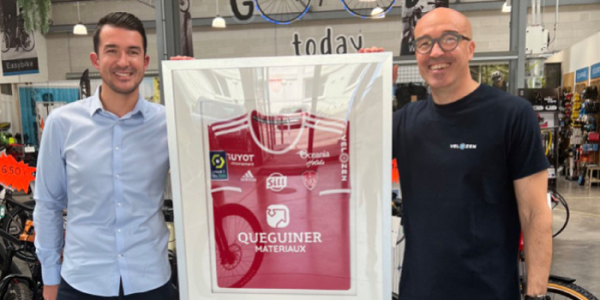 Vélozen renouvelle son partenariat avec le Stade Brestois pour la saison 2023/20